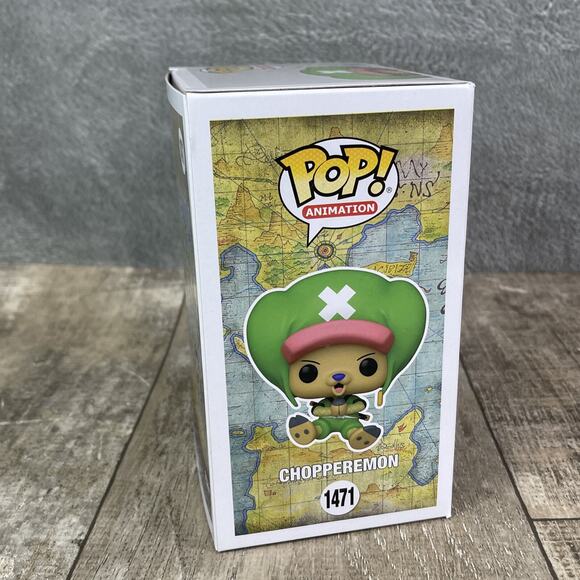 Funko POP! Animation: Flocked CHOPPEREMON #1471 One Piece Funko Shop Exclusive! - Picture 2 of 6